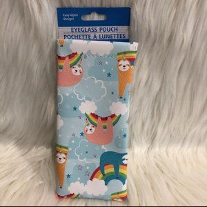 Unicorn Sloth Eyeglass Pouch